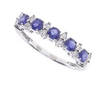 Anello Bliss Donna in Oro bianco Zaffiro 0.80 Ct 20091474 - 20091474